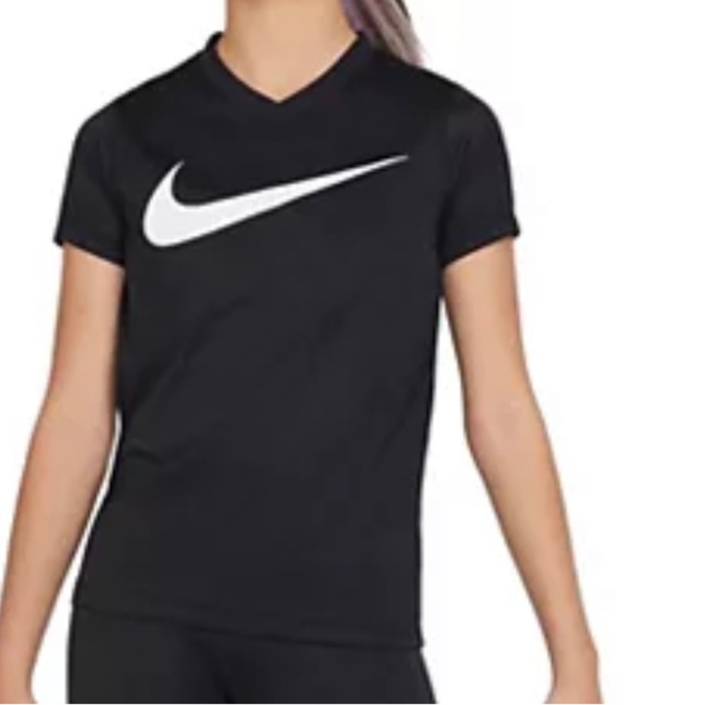Girls medium Nike Dri-FIT Legend V-Neck Training Tee